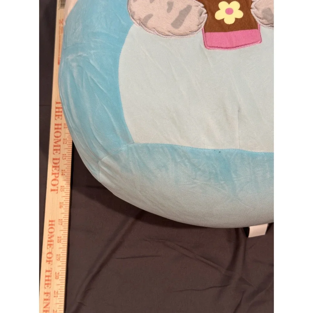 Squishmallows Tycho the Parakeet 16 Inch Blue Bird Plush with Latte Drink NWT